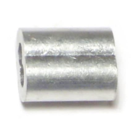 Midwest Fastener 1/8" Aluminum Cable Ferrules 100PK 54889